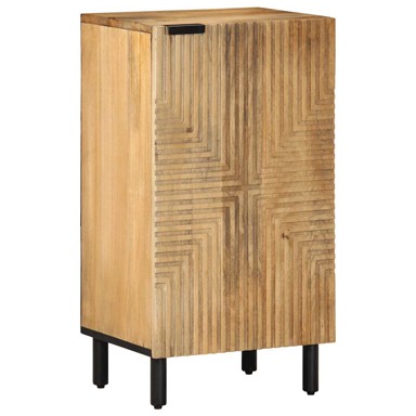 Komoda smeđa 40x33x75 cm puno drvo mango