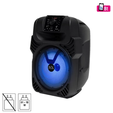 SAL Party zvučnik PAR20BTC, Bluetooth, FM radio, karaoke, 40/25 W