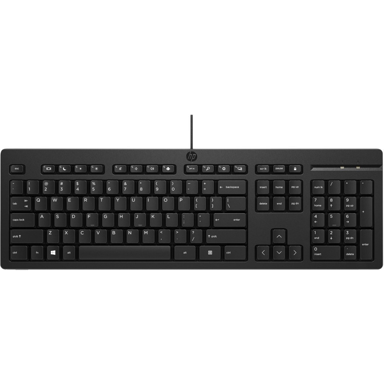 HP Tipkovnica 125 G2 USB Wired Keyboard, crna