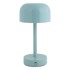 LEITMOTIV Svijetlo plava LED stolna lampa s metalnim sjenilom (visina 24, 5 cm) James 