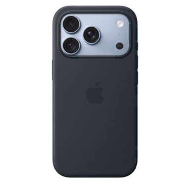 APPLE Silikonska maskica za Apple iPhone 18 Pro, MagSafe, tamnoplava