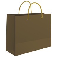 FORNAX Vrećica ukrasna, 50x37x12 cm sjajna plastifikacija, zlatna