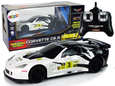 Auto na daljinsko upravljanje1:24 CORVETTE C6.R, bijeli