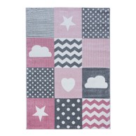AYYILDIZ CARPETS Ružičasti/sivi dječji tepih 140x200 cm Kids 