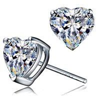 Naušnice Small Hearts KP29319, kristalne