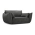 MAZZINI SOFAS Siva fotelja Vanda, 128x110x85 cm