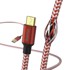 HAMA Data Reflected MicroUSB kabel, 1,5 m, crveni, 201556