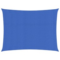 Jedro za zaštitu od sunca 160 g/m² pravokutno plavo 5x6 m HDPE