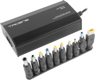 TACENS ANIMA Univerzalni punjač za prijenosno računalo ANBP100, 100 W, USB, 10 adaptera