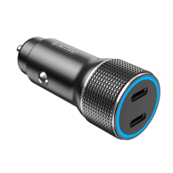 JELLICO Auto punjač F8, 2 x Type-C, PD, 40 W, crna