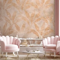 Foto tapeta Leaves and Gold, 150x105 cm