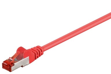 MICROCONNECT F/UTP CAT6 5 m crveni PVC oklop: folija 4 x 2xAWG 27 CCA, B