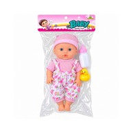 Lutka beba na baterije Baby Sweet Love s bočicom i patkicom, 34 cm, model 03
