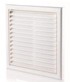 VENTS Podesiva ventilacijska rešetka MW120AR 188 x 188 mm s mrežicom, bijela