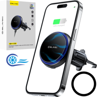 BLAVEC Auto nosač za ventilacijski otvor magnetski s 15W MagSafe bežičnim punjenjem i sustavom za hlađenje