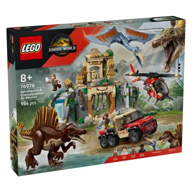 LEGO Jurassic World Zračna misija sa spinosaurom i quetzalcoatlusom 76976 