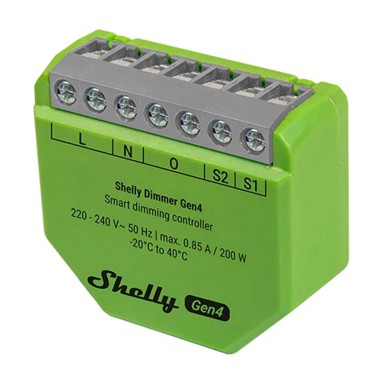 SHELLY Pametni prigušivač Dimmer Gen4 Zigbee/Matter