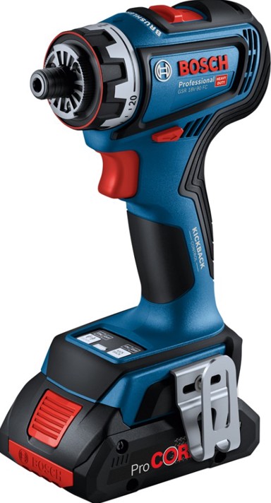 BOSCH Akumulatorska bušilica-odvijač Professional GSR 18V-90 FC Solo (06019K6203)