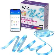 WIZ RGB LED traka 5 m, prilagodljiva, 16 m boja + bijela, Wi-FI