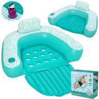 BESTWAY Madrac-naslonjač na napuhavanje Deluxe Comfort Plush 145x120 cm 43719