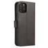 ONASI Maskica za Xiaomi Redmi Note 12 5G, kožna, preklopna, crna