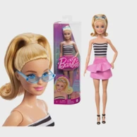 BARBIE Lutka crno-bijeli top