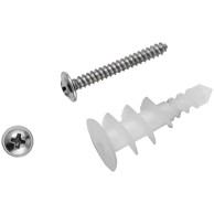 LUX TOOLS Plastična tipla za knauf 14x32mm, staklokeramički