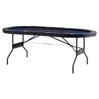 VEVOR Sklopivi poker stol za 10 igrača, 214 x 107 x 76 cm