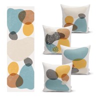 MILA HOME Komplet jastučnica i nadstolnjaka 5 kom 