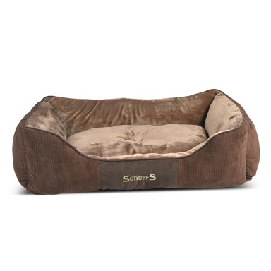 SCRUFFS Krevet Chester XL, 70×90 cm, smeđi pliš