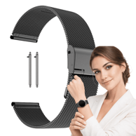 Metalni remen za Maxcom FW58 Vanad Pro, 20 mm, crni