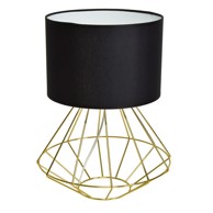 LUPO Podna lampa Black/Gold, 1 × E27