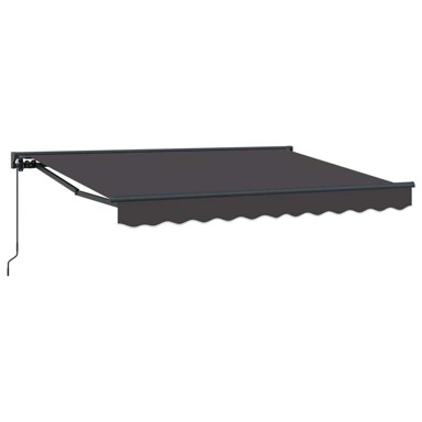 Tenda ručno sklopiva 3 x 2 m od poliestera s PU premazom, antracitna