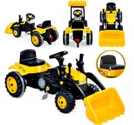 WOOPIE Traktor na pedale žuti