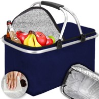HECKERMANN Izolirana košara za piknik, 30 l, tamnoplava