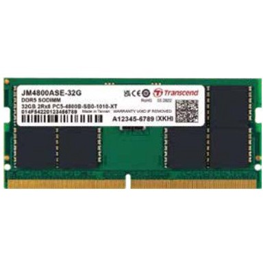 TRANSCEND RAM memorija JetRAM JM4800ASE-16G, 16GB, DDR5 4800 MHz, CL40, SO-DIMM