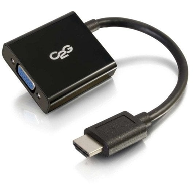 C2G Video adapter 41350 HDMI na VGA 0,2 m, crni