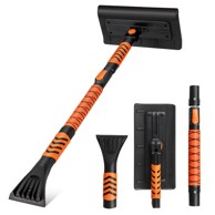 NORTHIX Lopata za snijeg i strugač leda 2u1, 84 - 104 cm