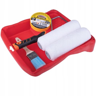 MOTIV Set za bojanje 2 valjka 23 cm, posuda i kist 030566