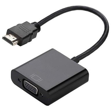 MANHATTAN Adapter, HDMI (M) na VGA (Ž), 30cm, crni