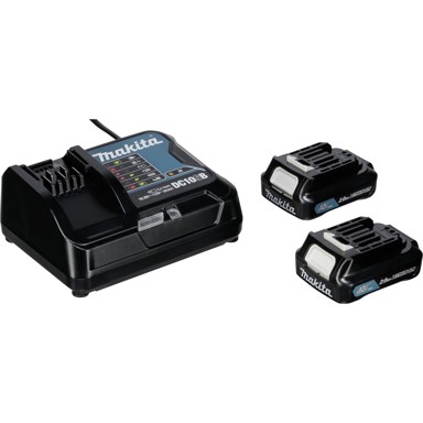 MAKITA AKU Set baterija + punjač - 2x BL1021B + DC10SB 12V Li-Ion 2Ah