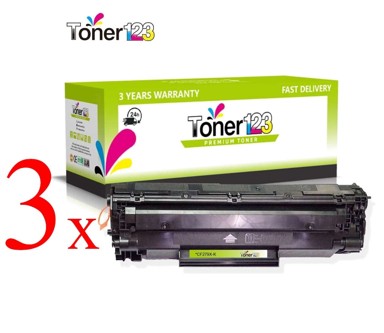 TONER123 Zamjenski toneri komplet HP 79A / 79X / CF279A / CF279X / LaserJet Pro M12, M26, MFP M12, MFP M26, 3x crna XL