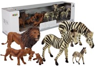 Figura SET ZEBRE I LAVOVI, 7 kom.