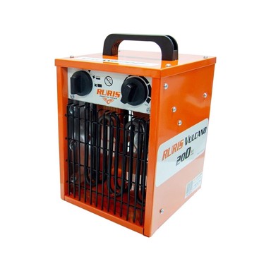 RURIS Električna grijalica Vulcano 200, 2kW
