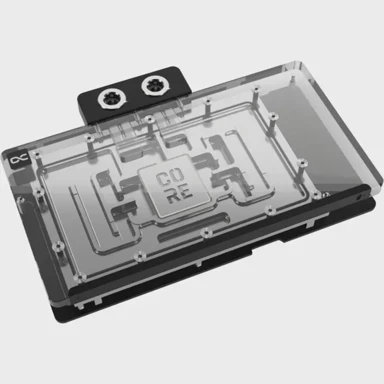 ALPHACOOL Vodeni blok za GPU Core GeForce RTX 5090 Gaming / Windforce, s pozadinskom pločom, akril, prozirna, srebrna