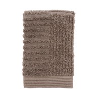  ZONE Smeđe-sivi pamučan ručnik od frotira 30x30 cm Classic