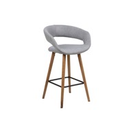 ACTONA Sive barske stolice u setu 2 kom 88,5 cm Gill 