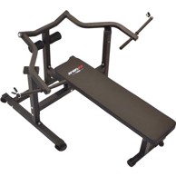 ENERO FIT Multifunkcionalna klupa za vježbanje T-2000 s neovisnim rukama za potisak, do 120 kg, crna