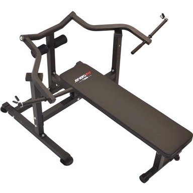 ENERO FIT Multifunkcionalna klupa za vježbanje T-2000 s neovisnim rukama za potisak, do 120 kg, crna