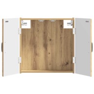 Kabinet za mete UTRECHT, 52,5 x 10,5 x 53,5 cm, hrast artisan